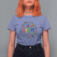 STEM Teacher T Shirt For Women Science Technology Engineering Math School - Wonder Print Shop
