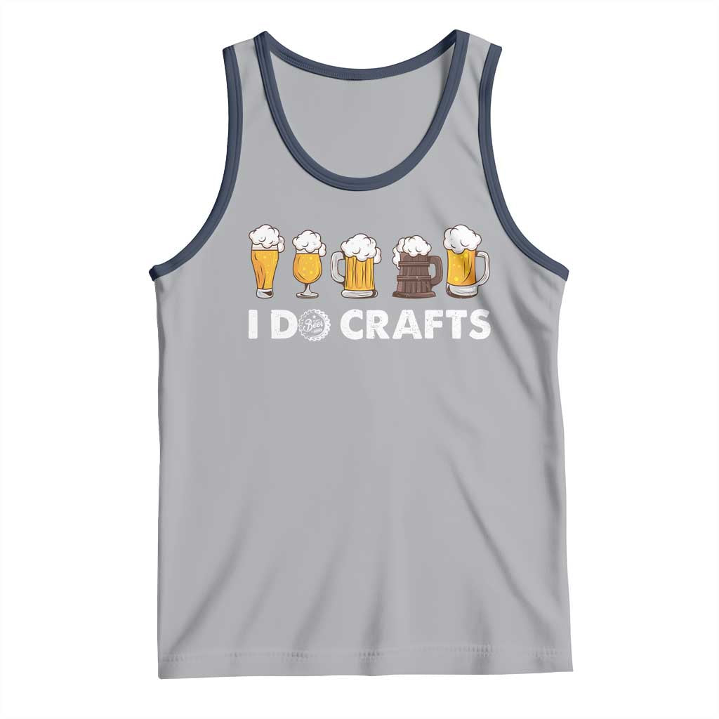 Funny Beer Tank Top I Do Crafts Vintage Beer Brewing - Wonder Print Shop