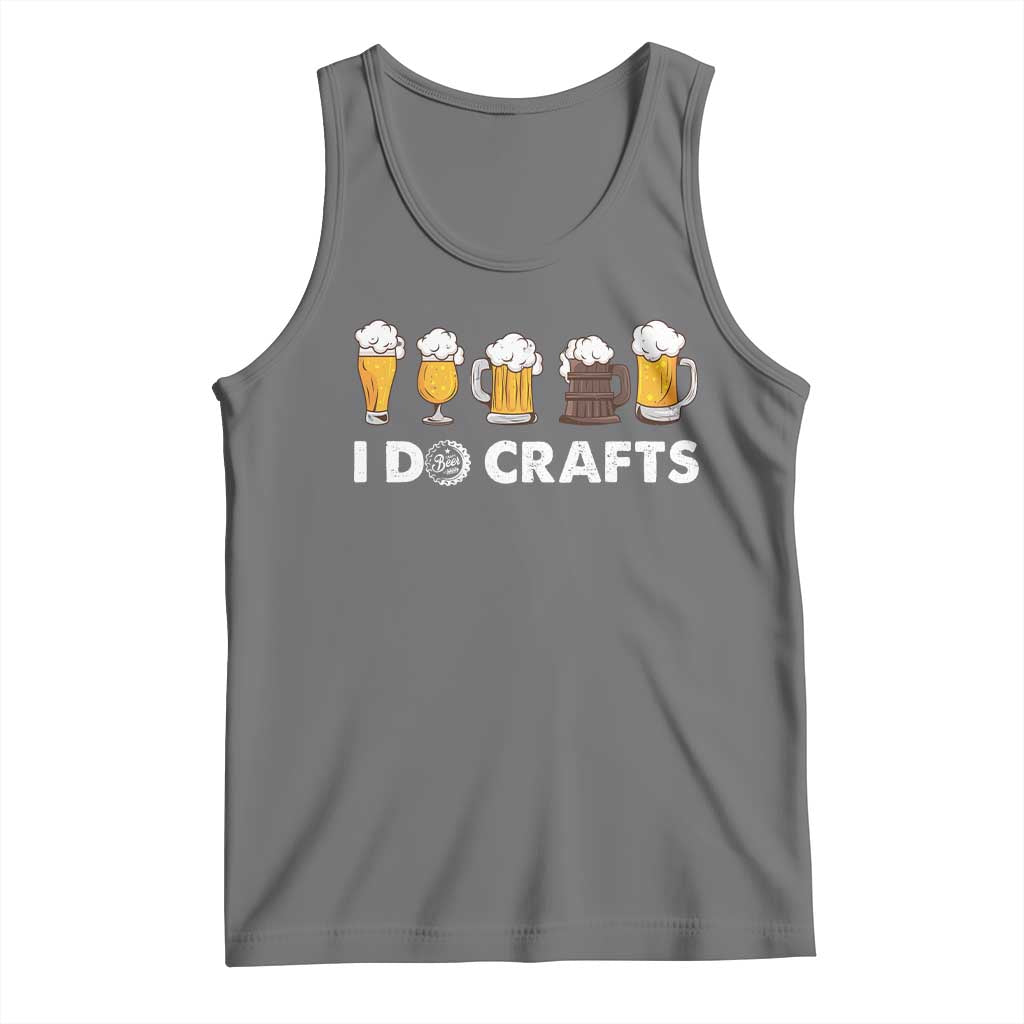 Funny Beer Tank Top I Do Crafts Vintage Beer Brewing - Wonder Print Shop