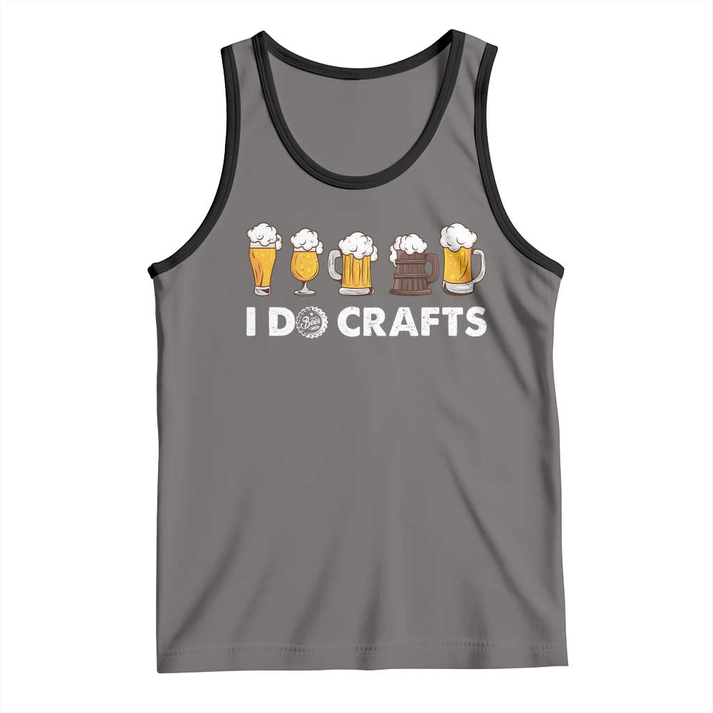 Funny Beer Tank Top I Do Crafts Vintage Beer Brewing - Wonder Print Shop