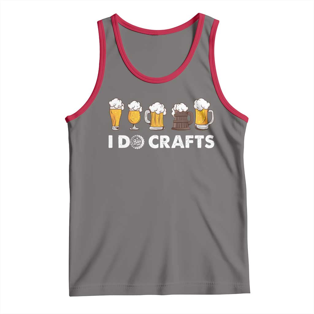 Funny Beer Tank Top I Do Crafts Vintage Beer Brewing - Wonder Print Shop