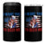 Funny Uncle Sam 4 in 1 Can Cooler Tumbler I Want You To Beer Me American Flag - Wonder Print Shop