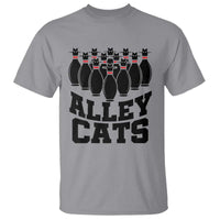 Funny Bowling T Shirt Alley Cats Bowler Player Pins Strike - Wonder Print Shop