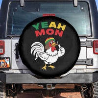 Jamaica Chicken Spare Tire Cover Yeah Mon Jamaican Rastacap - Wonder Print Shop