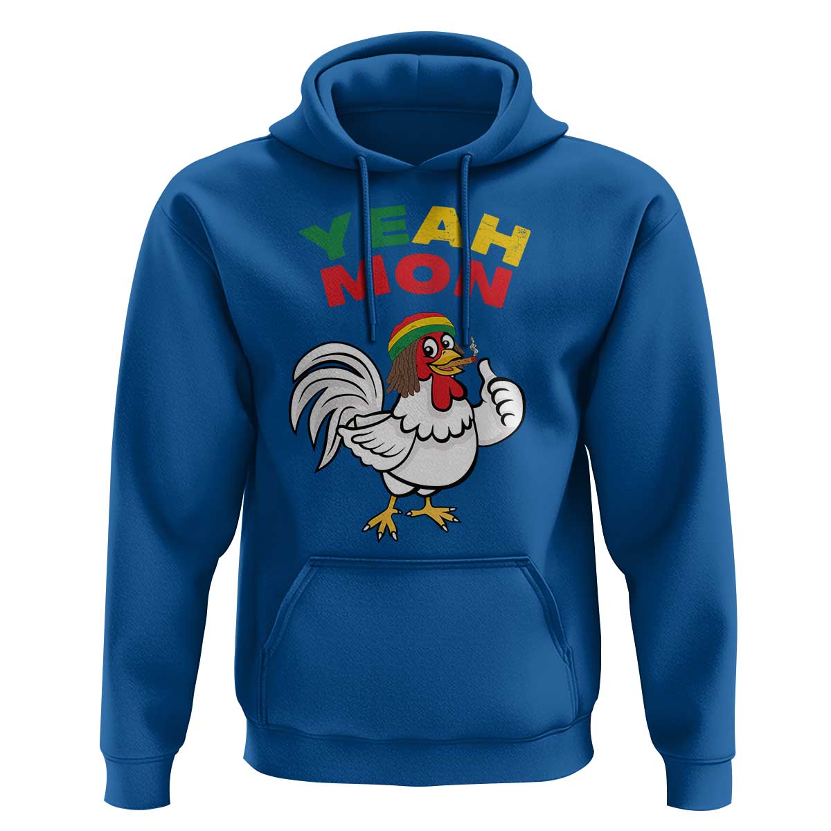 Jamaica Chicken Hoodie Yeah Mon Jamaican Rastacap - Wonder Print Shop