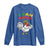 Jamaica Chicken Long Sleeve Shirt Yeah Mon Jamaican Rastacap - Wonder Print Shop
