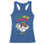 Jamaica Chicken Racerback Tank Top Yeah Mon Jamaican Rastacap - Wonder Print Shop