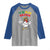 Jamaica Chicken Raglan Shirt Yeah Mon Jamaican Rastacap - Wonder Print Shop