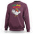 Jamaica Chicken Sweatshirt Yeah Mon Jamaican Rastacap - Wonder Print Shop