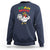 Jamaica Chicken Sweatshirt Yeah Mon Jamaican Rastacap - Wonder Print Shop