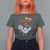 Jamaica Chicken T Shirt For Women Yeah Mon Jamaican Rastacap - Wonder Print Shop