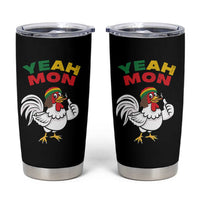 Jamaica Chicken Tumbler Cup Yeah Mon Jamaican Rastacap - Wonder Print Shop