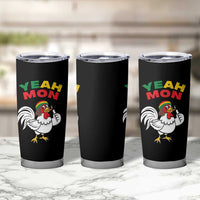 Jamaica Chicken Tumbler Cup Yeah Mon Jamaican Rastacap - Wonder Print Shop