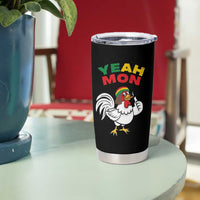 Jamaica Chicken Tumbler Cup Yeah Mon Jamaican Rastacap - Wonder Print Shop
