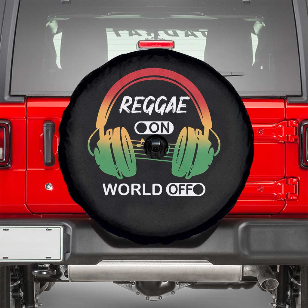 Reggae On World Off Spare Tire Cover Reggae King Music Rastafarian - Wonder Print Shop