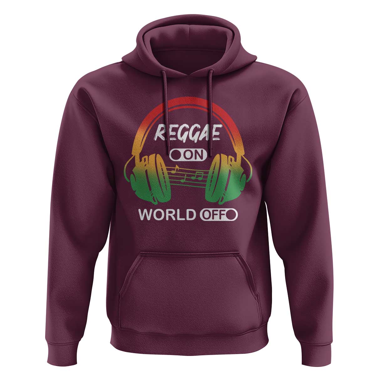 Reggae On World Off Hoodie Reggae King Music Rastafarian - Wonder Print Shop