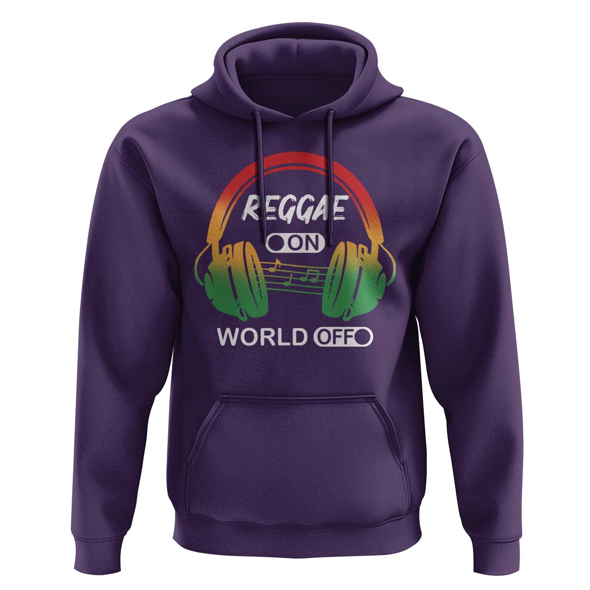 Reggae On World Off Hoodie Reggae King Music Rastafarian - Wonder Print Shop