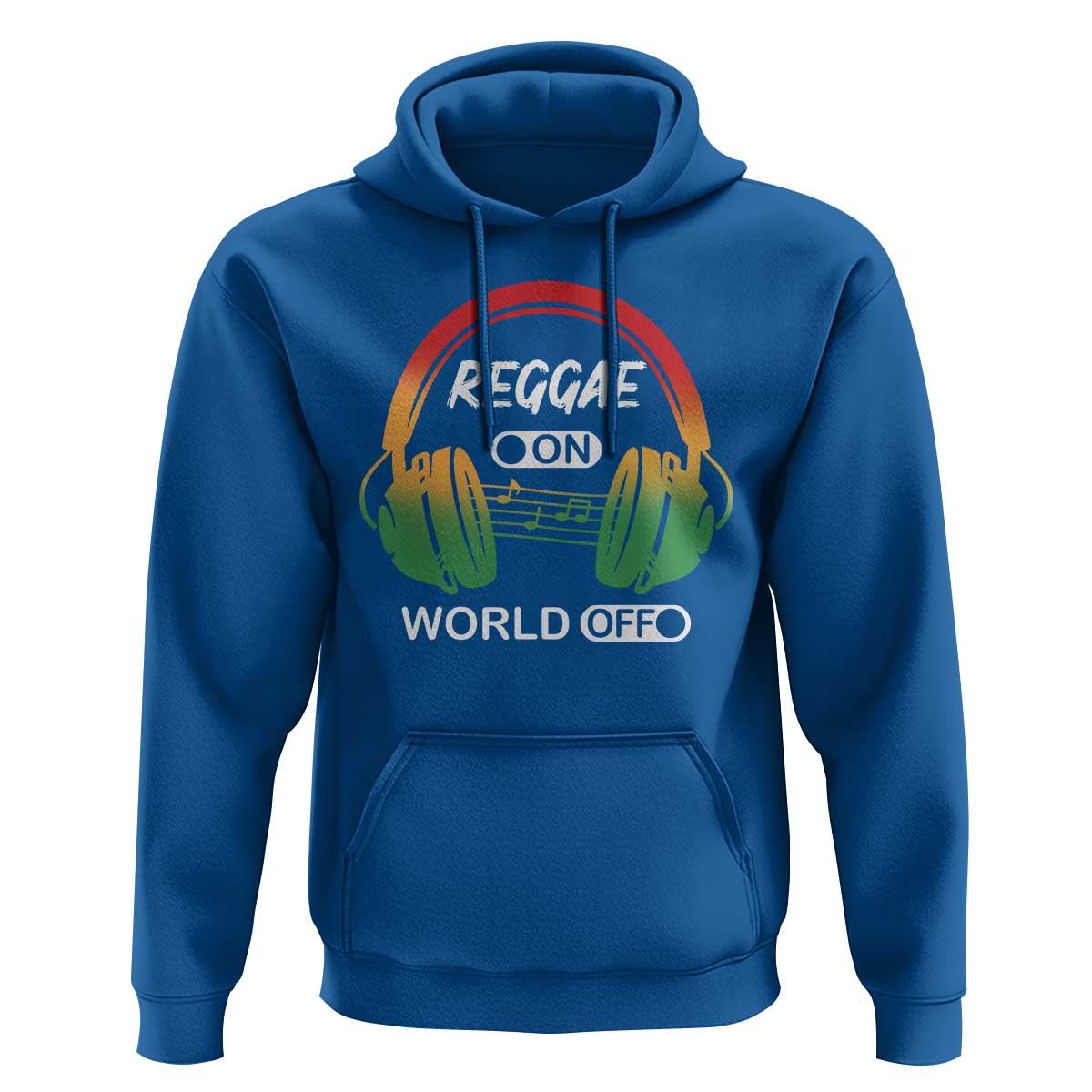 Reggae On World Off Hoodie Reggae King Music Rastafarian - Wonder Print Shop