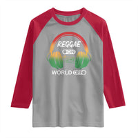 Reggae On World Off Raglan Shirt Reggae King Music Rastafarian - Wonder Print Shop