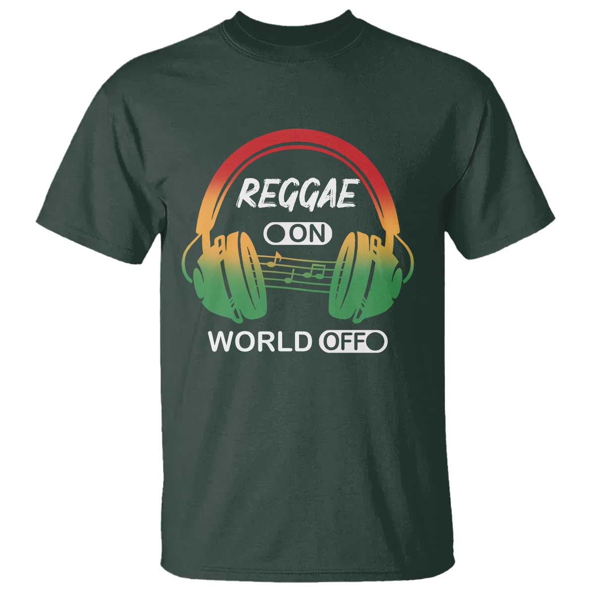Reggae On World Off T Shirt Reggae King Music Rastafarian - Wonder Print Shop