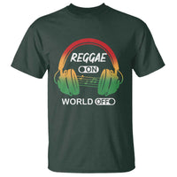 Reggae On World Off T Shirt Reggae King Music Rastafarian - Wonder Print Shop