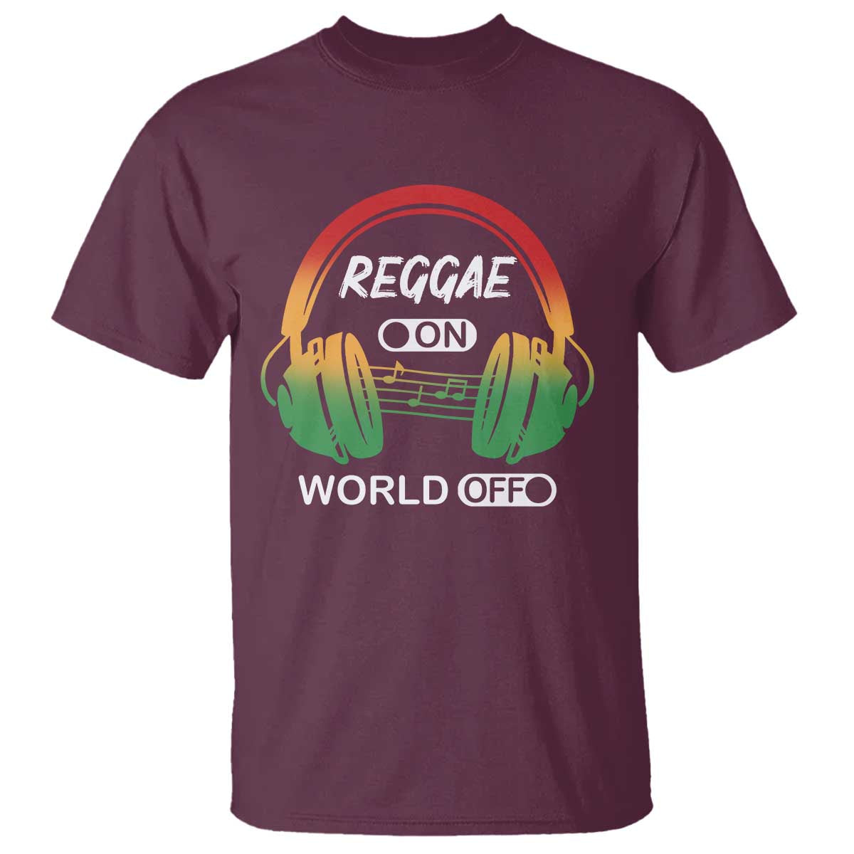 Reggae On World Off T Shirt Reggae King Music Rastafarian - Wonder Print Shop