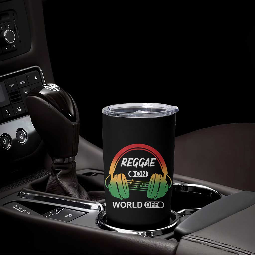 Reggae On World Off Tumbler Cup Reggae King Music Rastafarian - Wonder Print Shop
