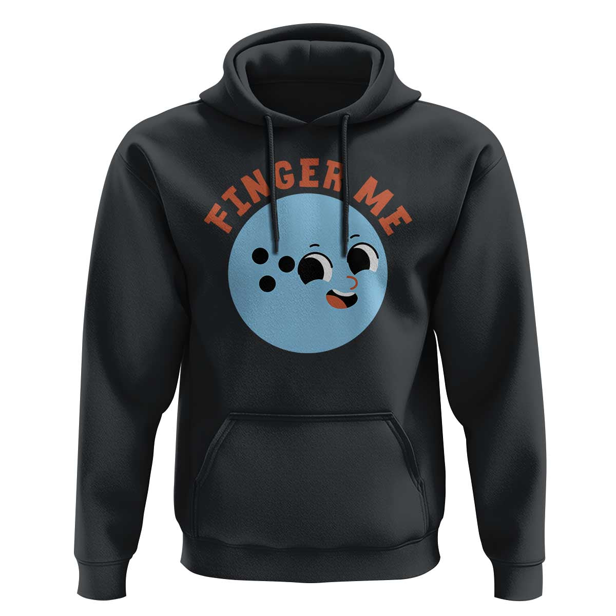 Funny Bowling Hoodie Finger Me Inappropriate Balls - Wonder Print Shop