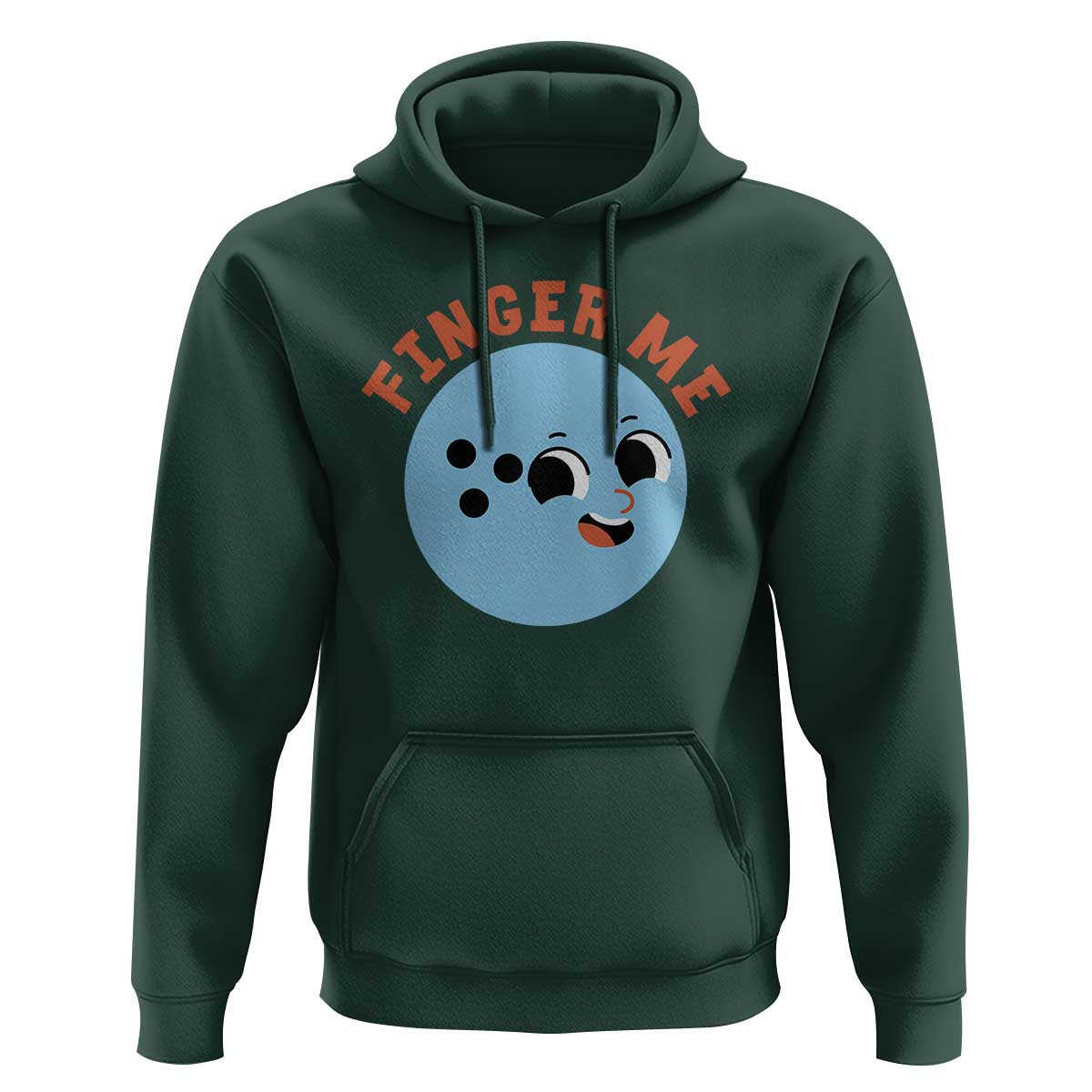 Funny Bowling Hoodie Finger Me Inappropriate Balls - Wonder Print Shop