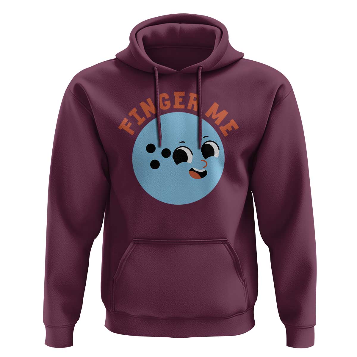 Funny Bowling Hoodie Finger Me Inappropriate Balls - Wonder Print Shop