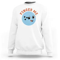 Funny Bowling Sweatshirt Finger Me Inappropriate Balls - Wonder Print Shop