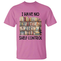 Funny Library Reading T Shirt I Have No Shelf Control Books Cat - Wonder Print Shop