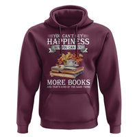Funny Reading Lover Hoodie You Can't buy Happiness But You Can Buy More Books - Wonder Print Shop