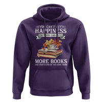 Funny Reading Lover Hoodie You Can't buy Happiness But You Can Buy More Books - Wonder Print Shop