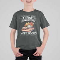 Funny Reading Lover T Shirt For Kid You Can't buy Happiness But You Can Buy More Books - Wonder Print Shop
