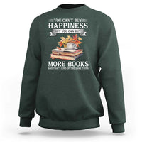 Funny Reading Lover Sweatshirt You Can't buy Happiness But You Can Buy More Books - Wonder Print Shop
