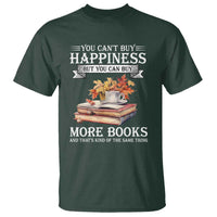 Funny Reading Lover T Shirt You Can't buy Happiness But You Can Buy More Books - Wonder Print Shop