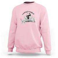 Funny Book Lover Sweatshirt Reading Is Magical Black Magic - Wonder Print Shop