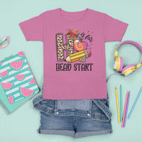 Back To School T Shirt For Kid H Is For Head Start Pencil Apple Flower - Wonder Print Shop