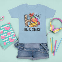 Back To School T Shirt For Kid H Is For Head Start Pencil Apple Flower - Wonder Print Shop