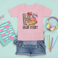 Back To School T Shirt For Kid H Is For Head Start Pencil Apple Flower - Wonder Print Shop