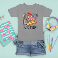 Back To School T Shirt For Kid H Is For Head Start Pencil Apple Flower - Wonder Print Shop