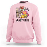 Back To School Sweatshirt H Is For Head Start Pencil Apple Flower - Wonder Print Shop