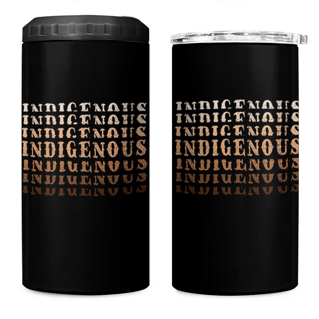 Native American Heritage Indigenous Peoples Heritage 4 in 1 Can Cooler Tumbler - Wonder Print Shop