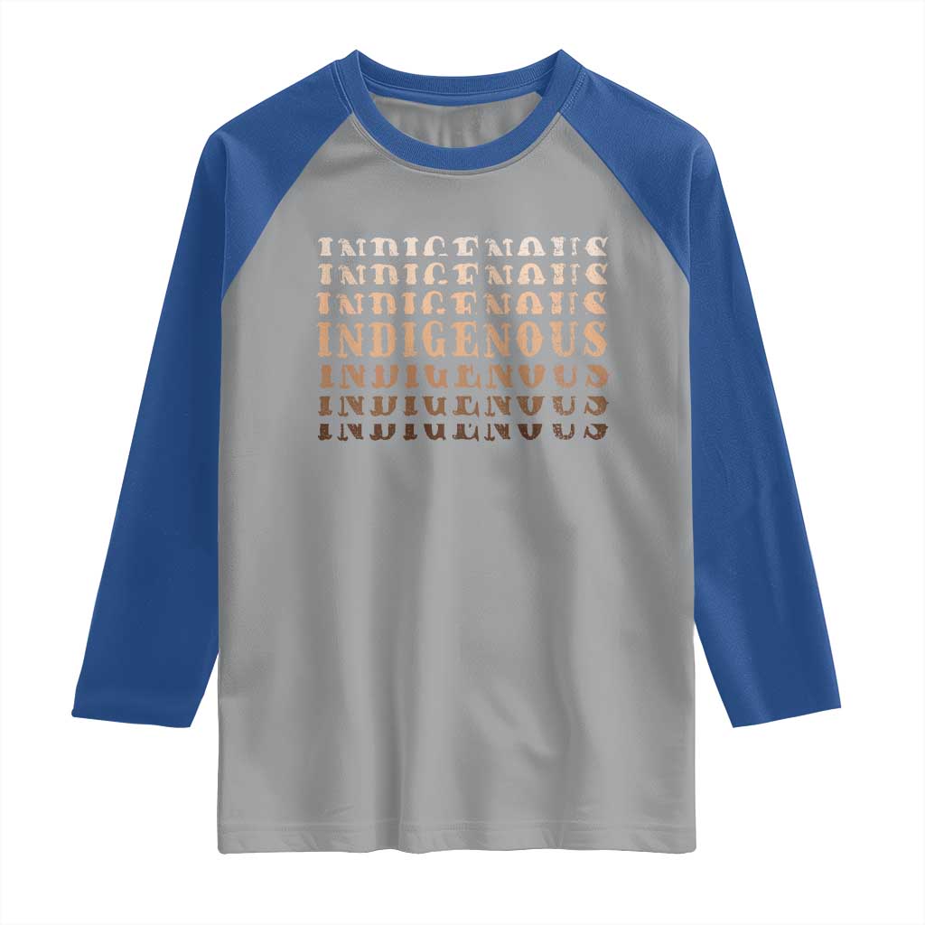 Native American Heritage Indigenous Peoples Heritage Raglan Shirt - Wonder Print Shop
