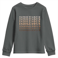 Native American Heritage Indigenous Peoples Heritage Youth Sweatshirt - Wonder Print Shop