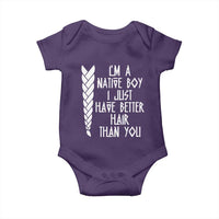 I Am A Native Boy I Just Have Better Hair Than You Baby Onesie Indian American - Wonder Print Shop