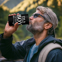 I Am A Native Boy I Just Have Better Hair Than You 4 in 1 Can Cooler Tumbler Indian American Arrow - Wonder Print Shop