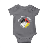 Native Tough Baby Onesie Indian American Medicine Wheel Feathers - Wonder Print Shop