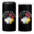 Native Tough 4 in 1 Can Cooler Tumbler Indian American Medicine Wheel Feathers - Wonder Print Shop